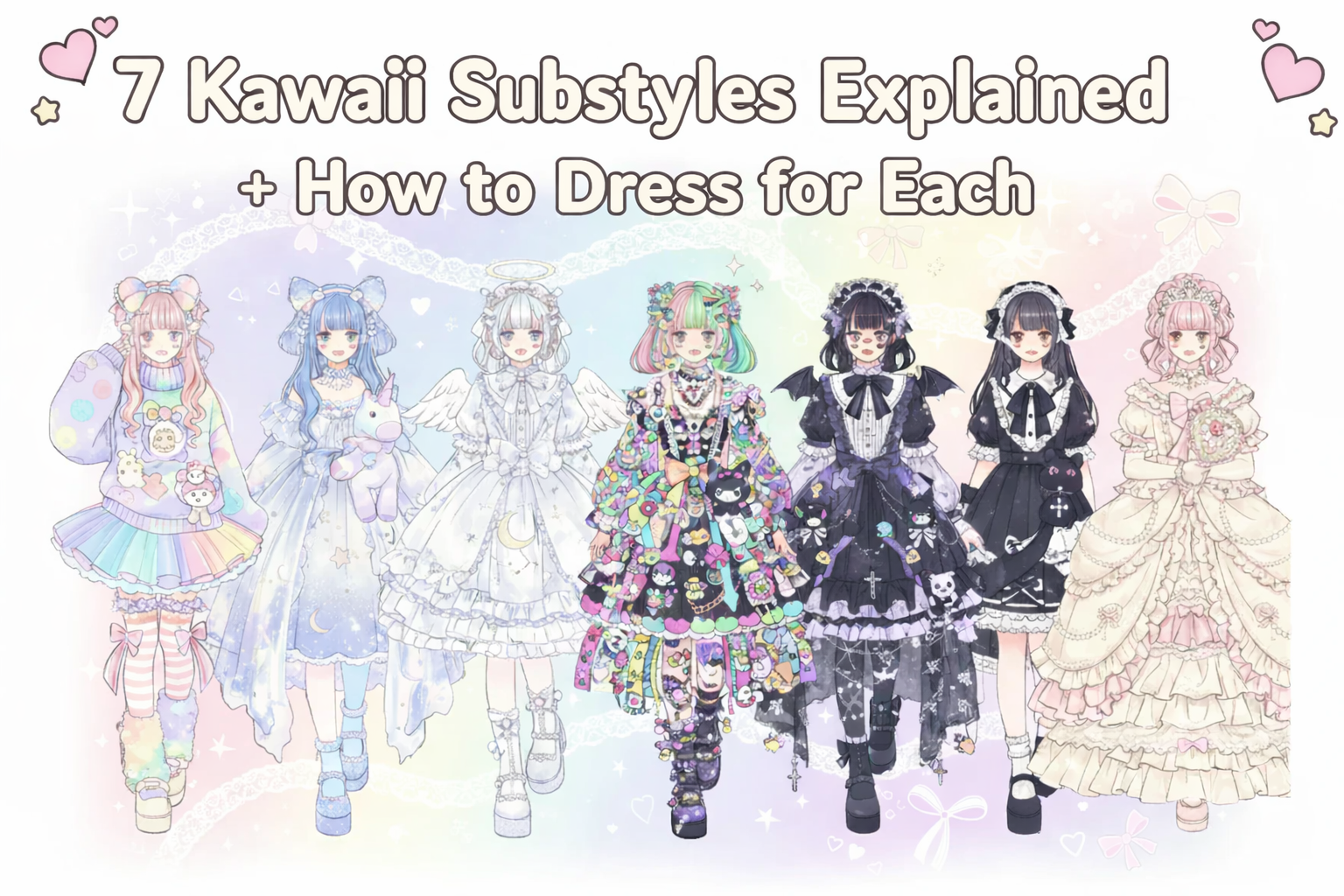 7 Kawaii Substyles Explained (And How to Dress for Each)