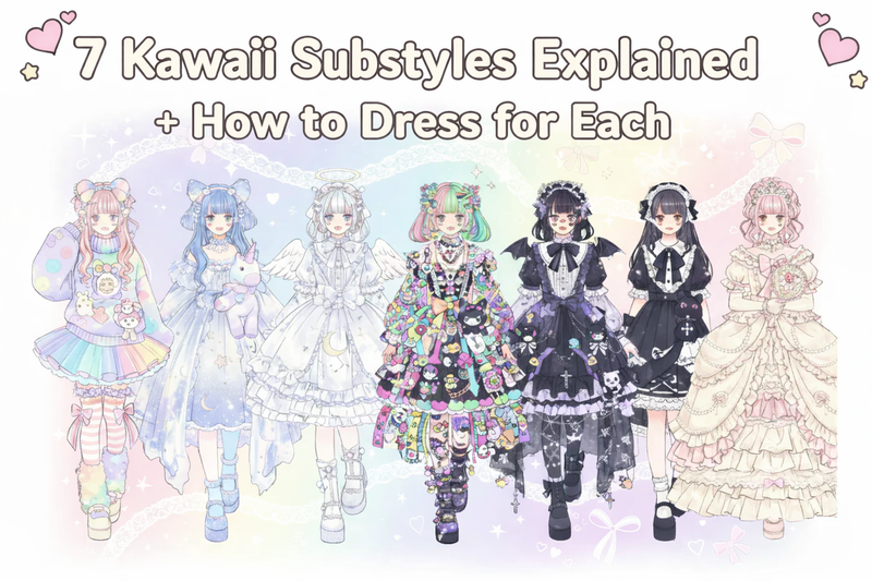 7 Kawaii Substyles Explained (And How to Dress for Each)