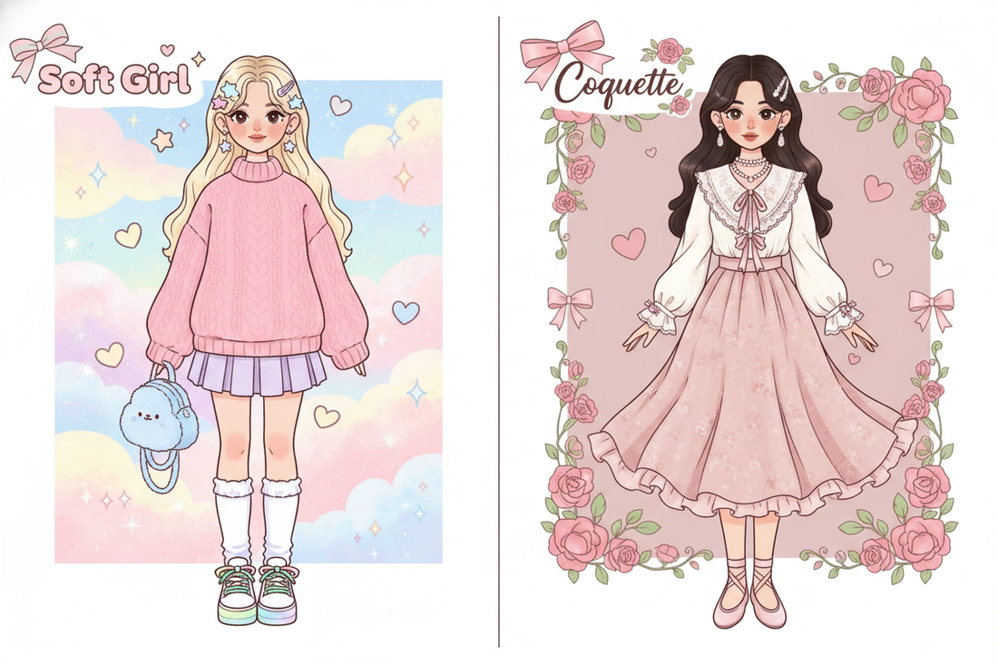 Soft Girl vs. Coquette: Which Sweet Aesthetic Fits Your Style?