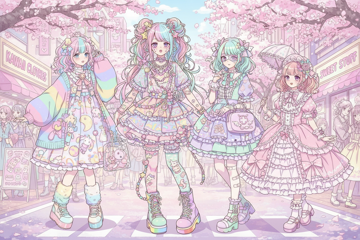 Ultimate Guide to Harajuku Fashion: Substyles, History, and How to Wear Them