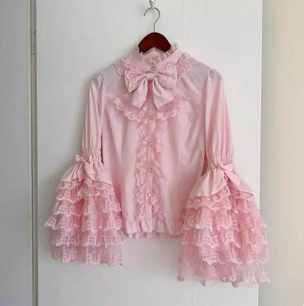 Hime-Sleeve Sweet Lolita Bell Sleeve Blouse