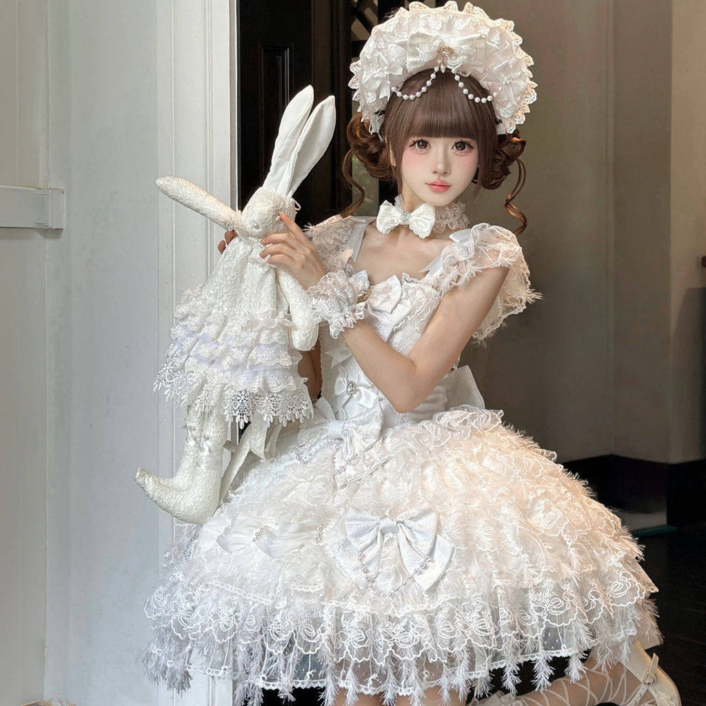Cloudveil Bridal Doll JSK Lace Dress
