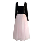 French Long Sleeve Princess Dress - kawaii-inspired outfit in pastel colors - 49372308