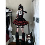 Sweetheart Idol Rock Lolita Costume Set - kawaii-inspired outfit in pastel colors - 83509780