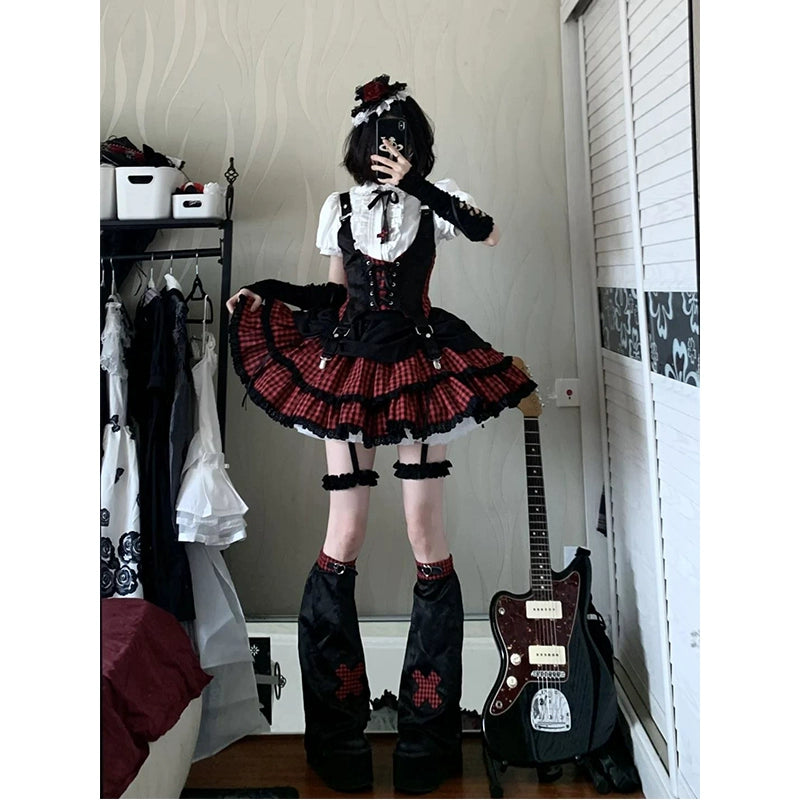 Sweetheart Idol Rock Lolita Costume Set