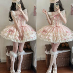 Butterfly Ballet Lolita Cake Dress - kawaii-inspired outfit in pastel colors - 5096176