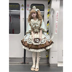 Mint Chocolate Princess Lolita Set - kawaii-inspired outfit in pastel colors - 35682831