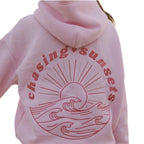Sunset Wave Pastel Hoodie - kawaii-inspired outfit in pastel colors - 82022265