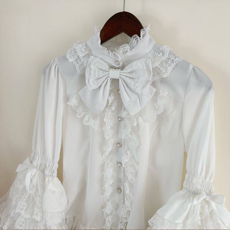Hime-Sleeve Sweet Lolita Bell Sleeve Blouse