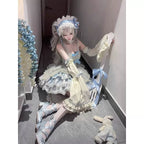Pastel Lolita Ballet Tutu Dress with Ruffle Layers - kawaii-inspired outfit in pastel colors - 18705436