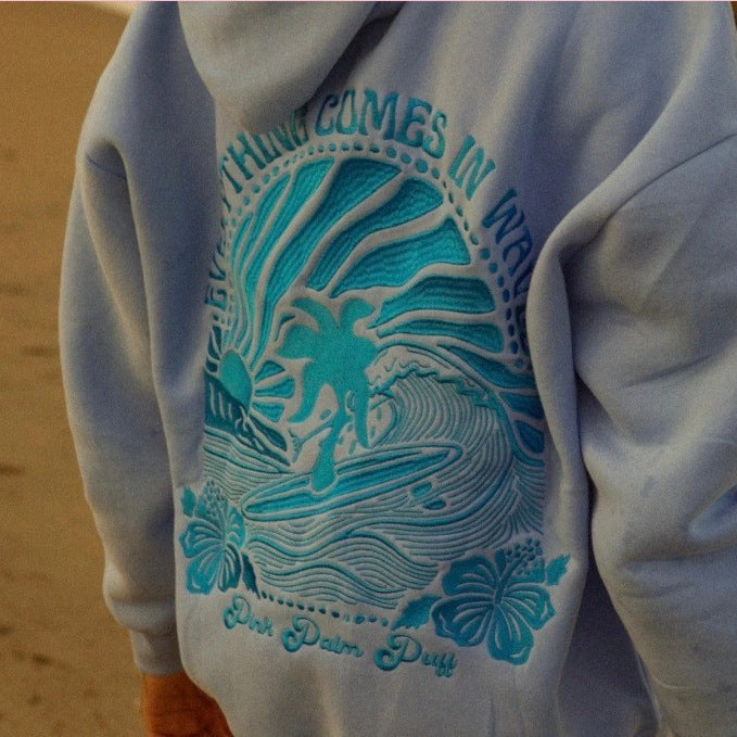 Sunset Wave Pastel Hoodie