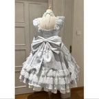 Whispering Snowfall Lace Princess JSK - kawaii-inspired outfit in pastel colors - 43870146