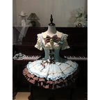 Mint Chocolate Puppy Princess Lolita JSK Set - kawaii-inspired outfit in pastel colors - 79916024
