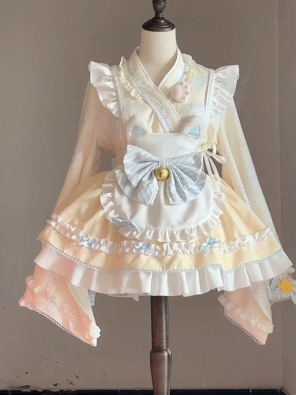 Pastel Bunny Princess Kimono Lolita Dress