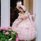 Blush Princess Lolita Ball Gown Dress - kawaii-inspired outfit in pastel colors - 25784831