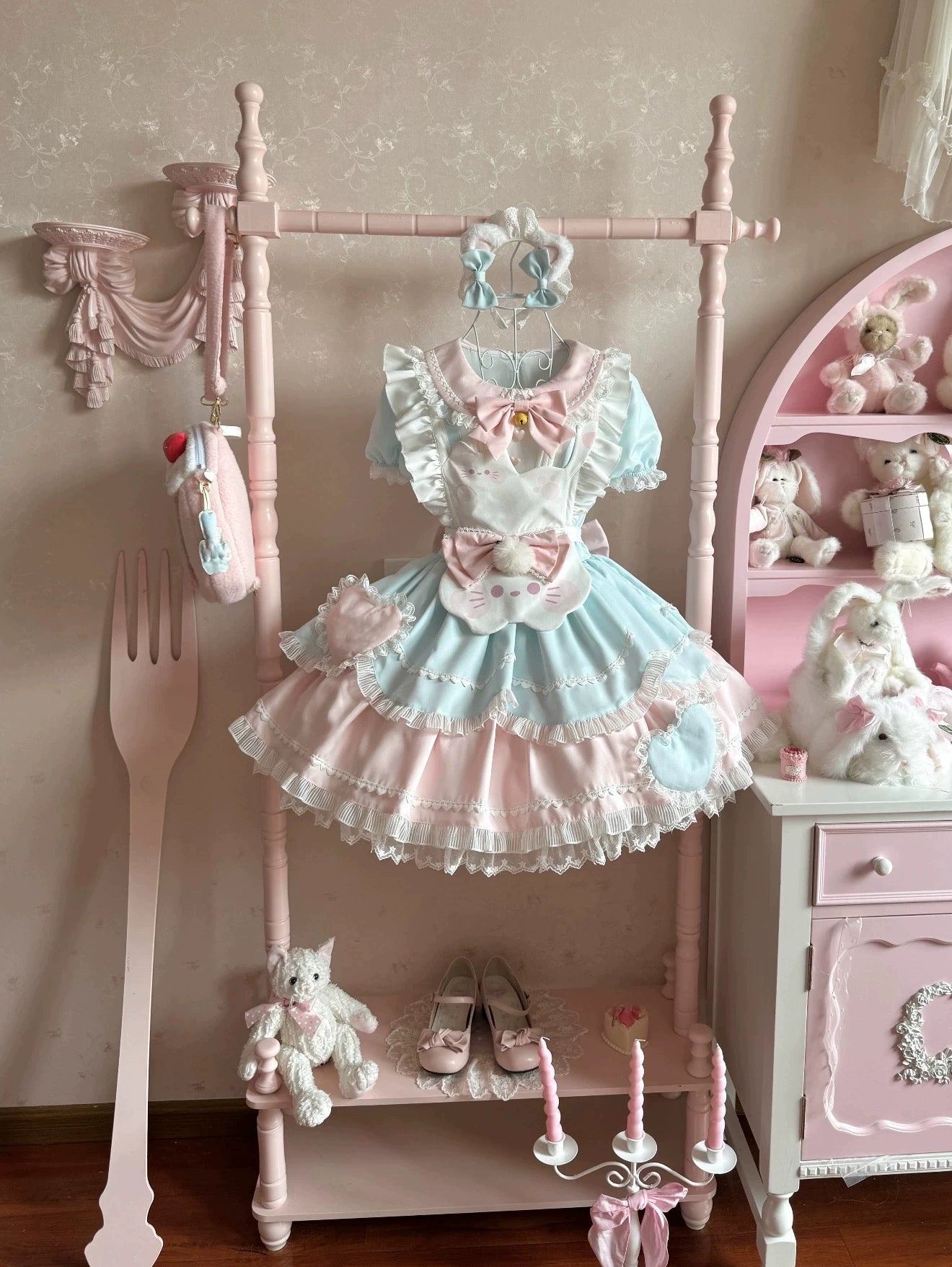 Sweet Tea Meow Lolita OP Dress