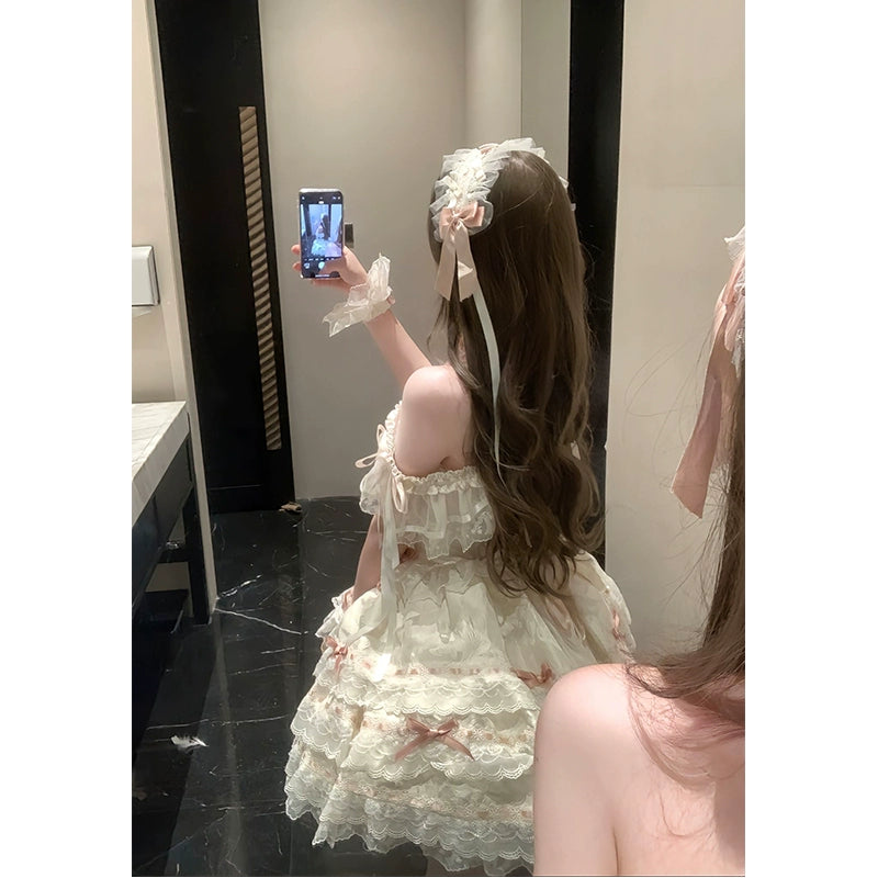 Blush Lace Princess Tea Party Lolita Dress