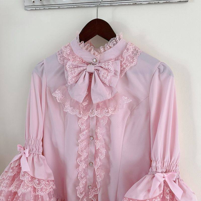 Hime-Sleeve Sweet Lolita Bell Sleeve Blouse