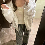 Cute Kitten-Ear Paw-Print Zip Hoodie - kawaii-inspired outfit in pastel colors - 50521132