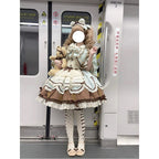 Mint Chocolate Princess Lolita Set - kawaii-inspired outfit in pastel colors - 26447374