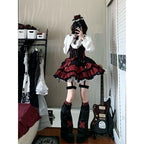 Sweetheart Idol Rock Lolita Costume Set - kawaii-inspired outfit in pastel colors - 36589582