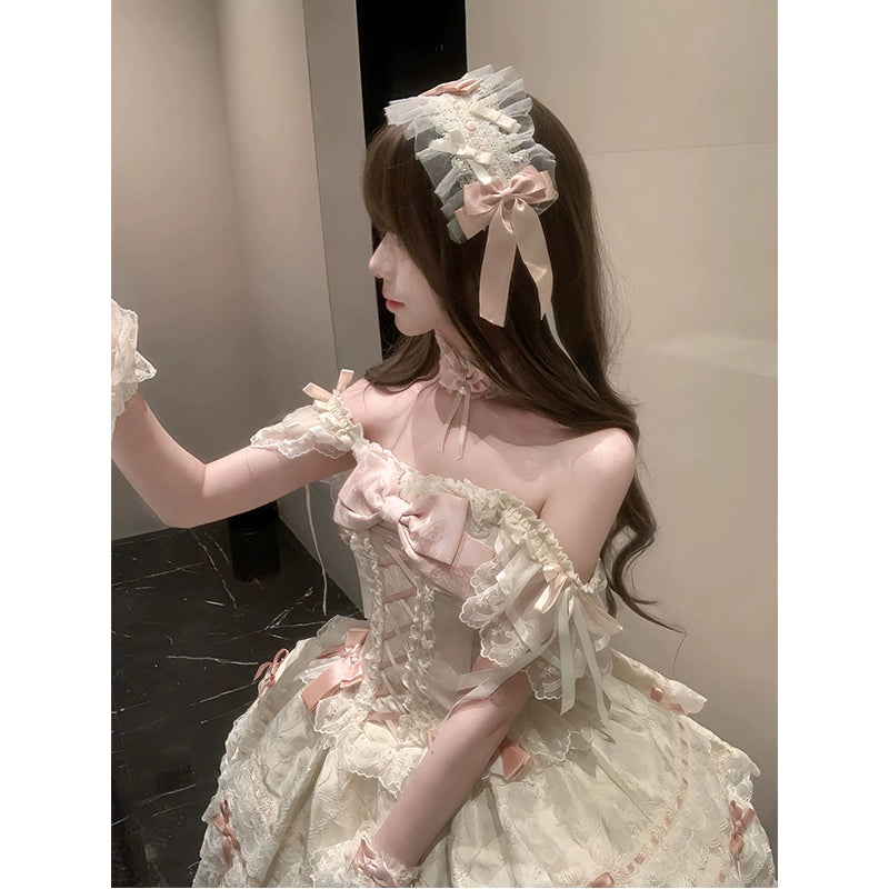 Blush Lace Princess Tea Party Lolita Dress