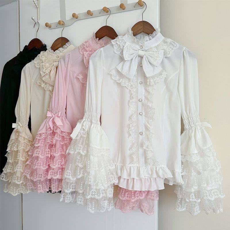 Hime-Sleeve Sweet Lolita Bell Sleeve Blouse