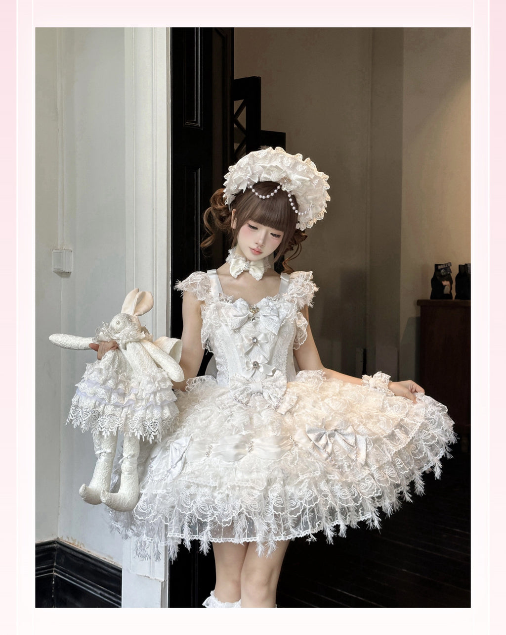 Cloudveil Bridal Doll JSK Lace Dress