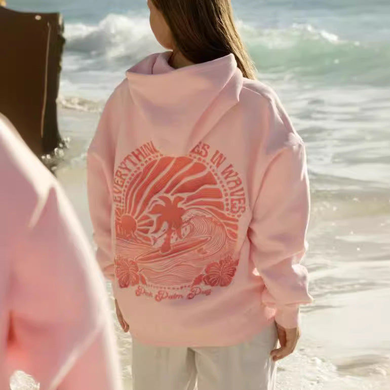 Sunset Wave Pastel Hoodie