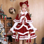 Christmas Symphony Lolita Dress Set - kawaii-inspired outfit in pastel colors - 29790616