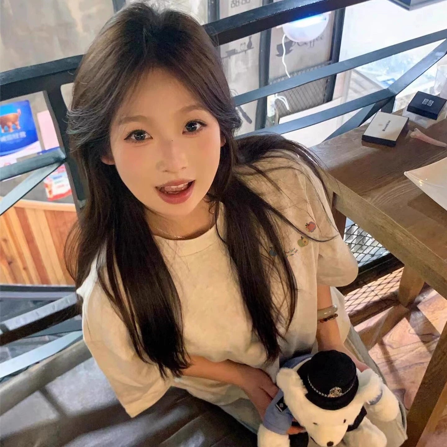 Summer Cotton Apple Graphic T-Shirt