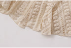 Original homemade forest retro irregular cut-out lace tie versatile layered skirt curtain one-piece meat fart curtain