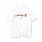 Dopamine Cartoon Cotton Summer T-Shirt - kawaii-inspired outfit in pastel colors - 75775333