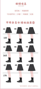 Pastel Plaid JK Skirt with Bow Tie Accent - kawaii-inspired outfit in pastel colors - 26823083