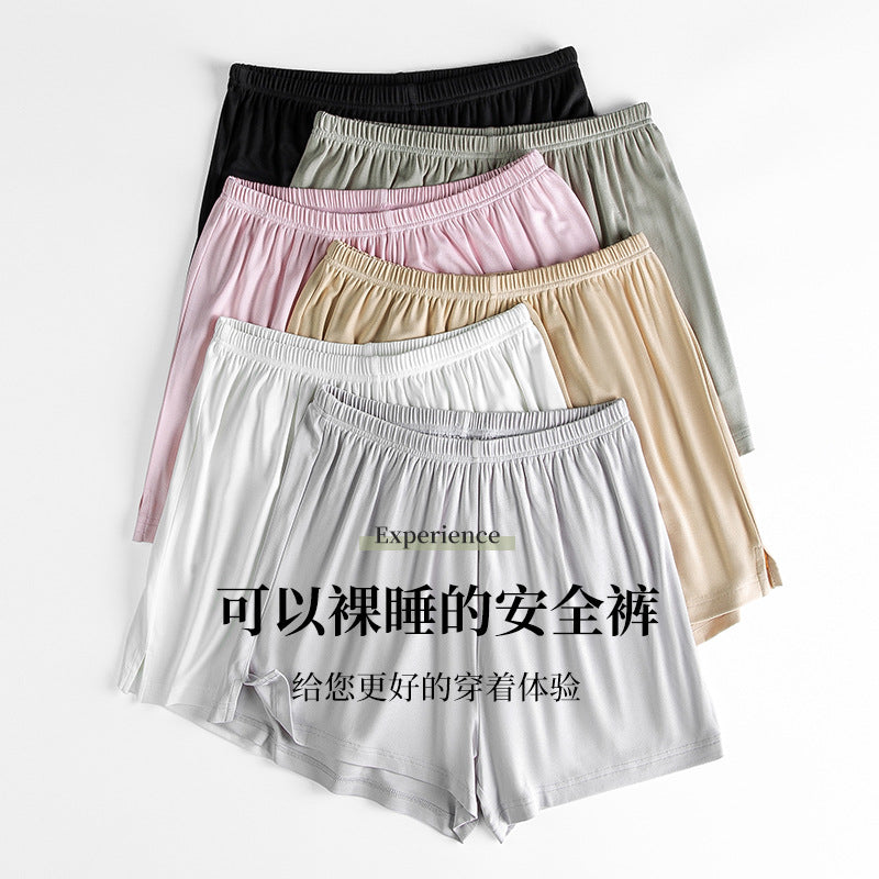 Reversible Modal High-Waisted Safety Shorts - kawaii-inspired outfit in pastel colors - 77282065