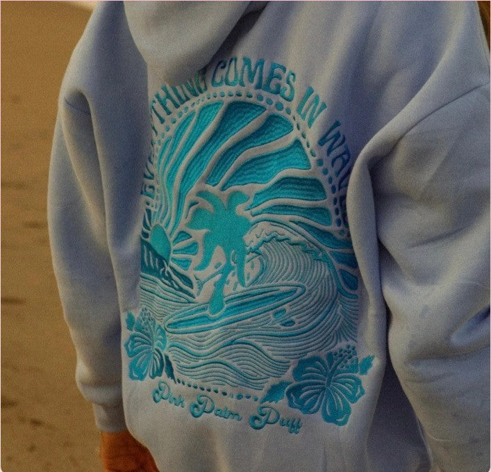 Sunset Wave Pastel Hoodie