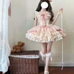 Butterfly Ballet Lolita Cake Dress - kawaii-inspired outfit in pastel colors - 63425499