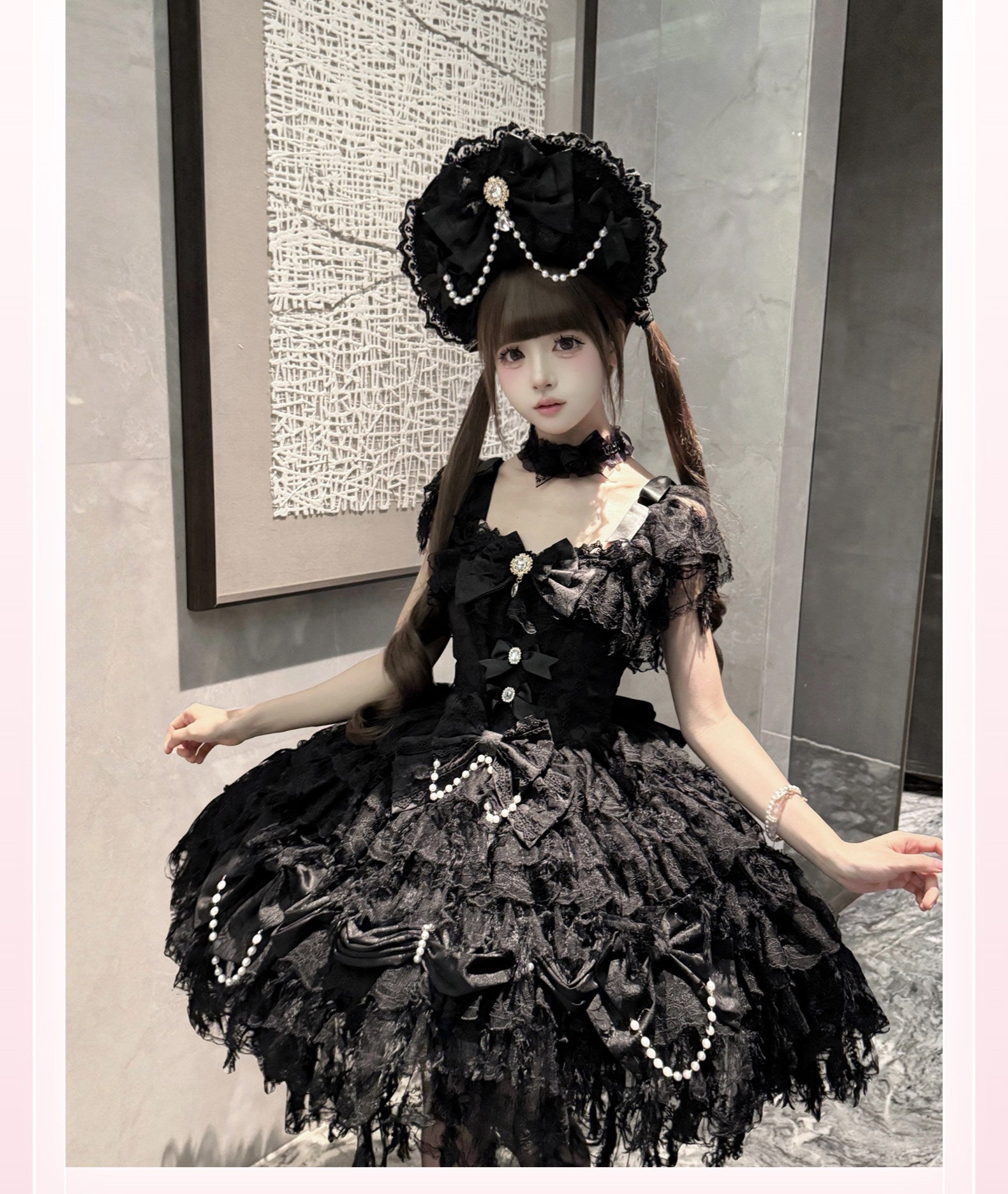 Cloudveil Bridal Doll JSK Lace Dress