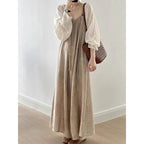 Japanese Retro Linen Suspender Pants - kawaii-inspired outfit in pastel colors - 46970725