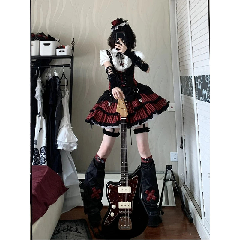 Sweetheart Idol Rock Lolita Costume Set