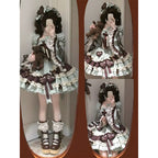 Mint Chocolate Sweetheart Princess JSK Set - kawaii-inspired outfit in pastel colors - 49316142