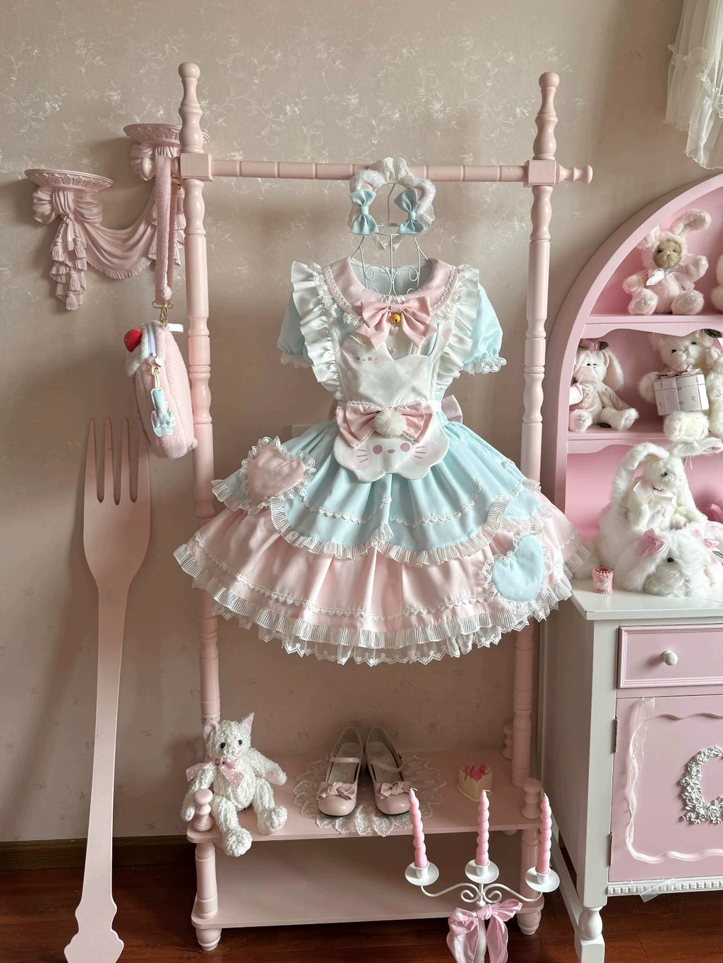 Sweet Tea Meow Lolita OP Dress