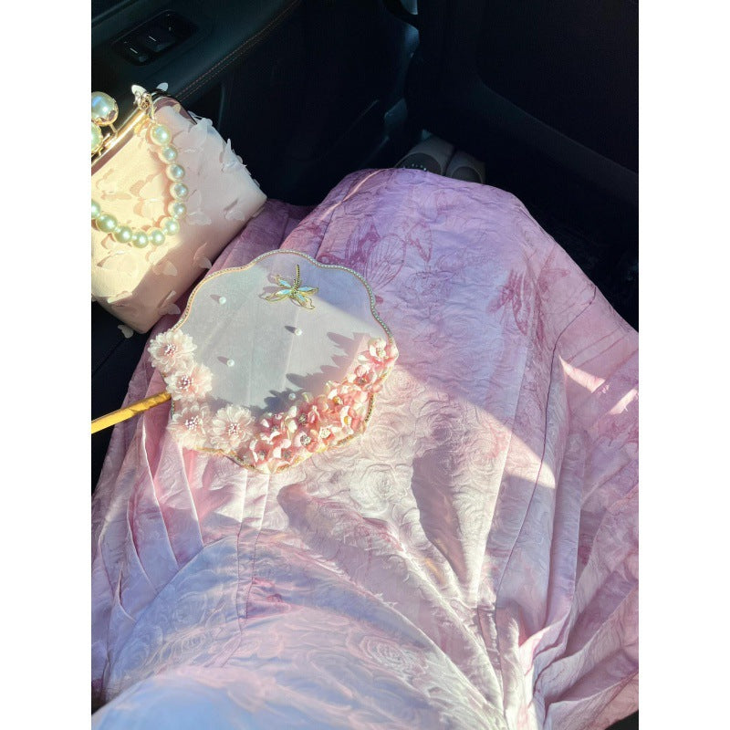 Pastel Hanfu-Inspired Brocade Dress