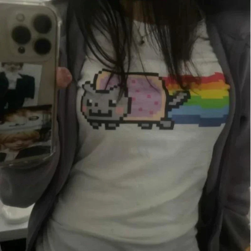 Letter Print Graphic T-Shirt