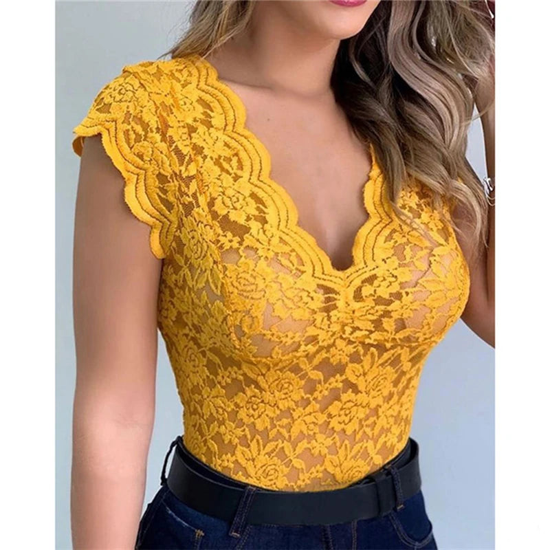 Lace Hollow Out Cardigan Top