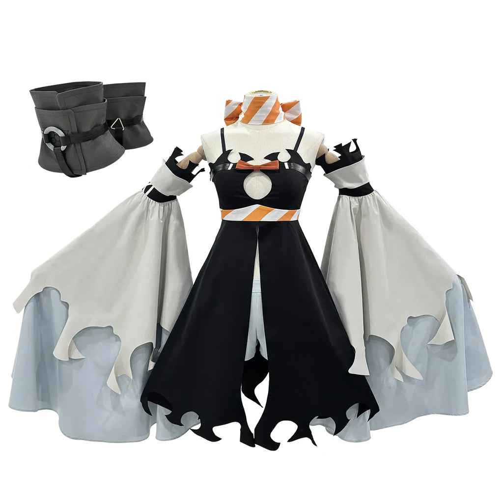 HOLOUN Gachiakuta Anime Amo Cosplay Costume Boot Covers Dress Scarf Shorts Sleeves Convention Halloween Christmas Gift