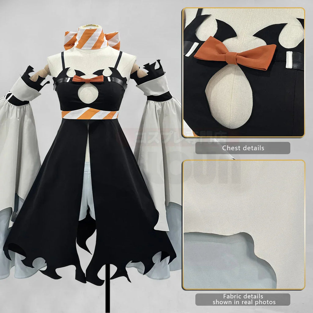 HOLOUN Gachiakuta Anime Amo Cosplay Costume Boot Covers Dress Scarf Shorts Sleeves Convention Halloween Christmas Gift