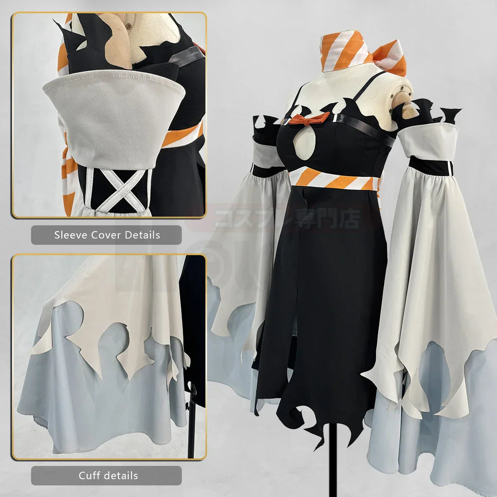 HOLOUN Gachiakuta Anime Amo Cosplay Costume Boot Covers Dress Scarf Shorts Sleeves Convention Halloween Christmas Gift