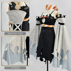 HOLOUN Gachiakuta Anime Amo Cosplay Costume Boot Covers Dress Scarf Shorts Sleeves Convention Halloween Christmas Gift