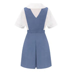 Rei Ayanami Cosplay Costume Asuka Langley Soryu Cosplay Women School Uniform Dresses Wig Hair Clips Halloween Loli